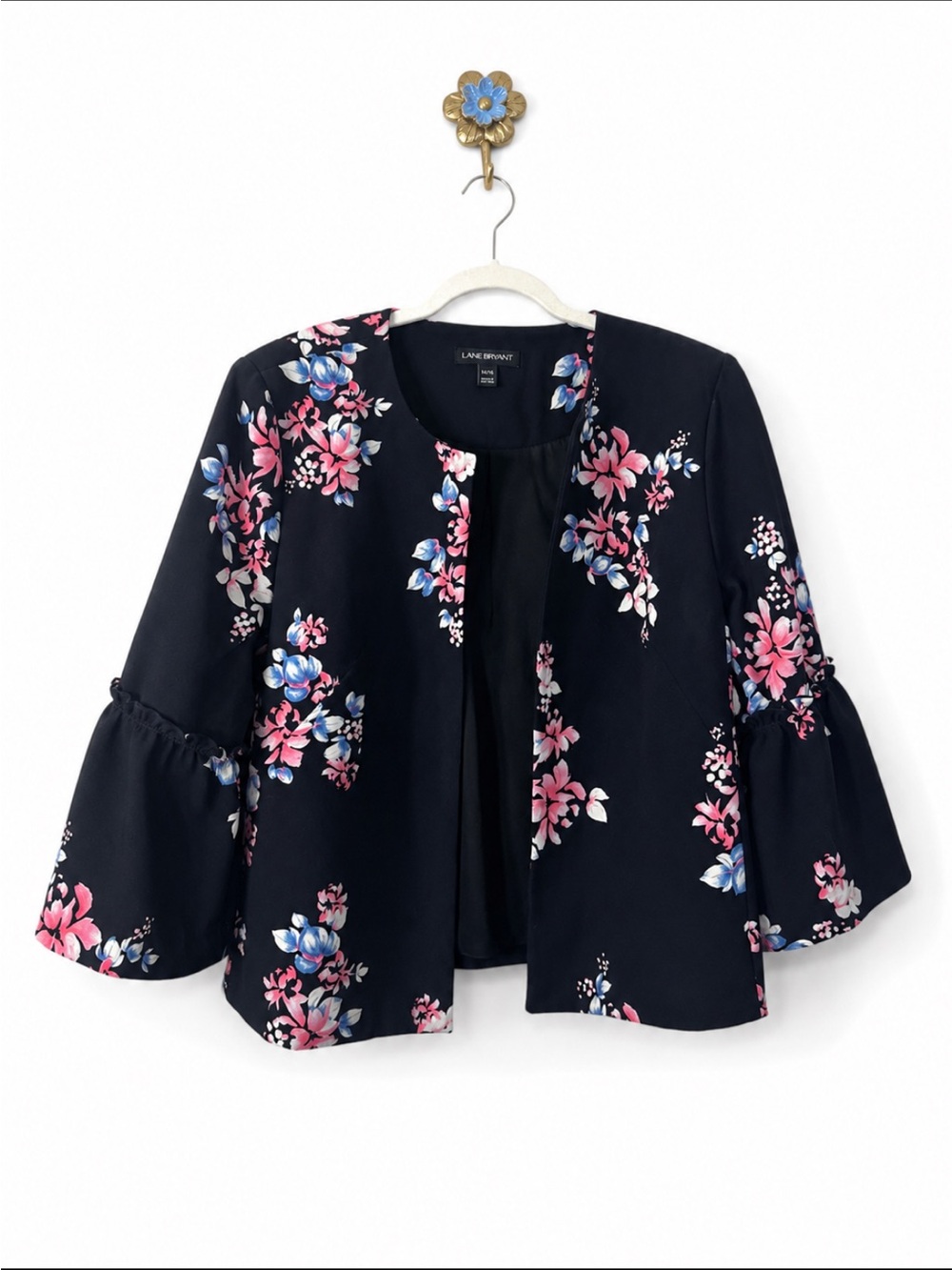 Lane Bryant Floral Lightweight Jacket Blazer